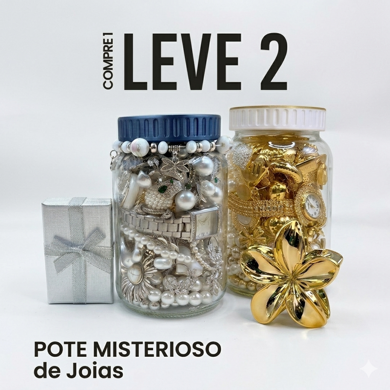 Pote Misterioso: joias Compre 1 Leve 2